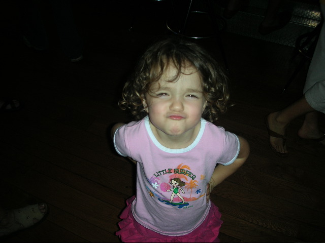 Being a silly girl at Fricker's