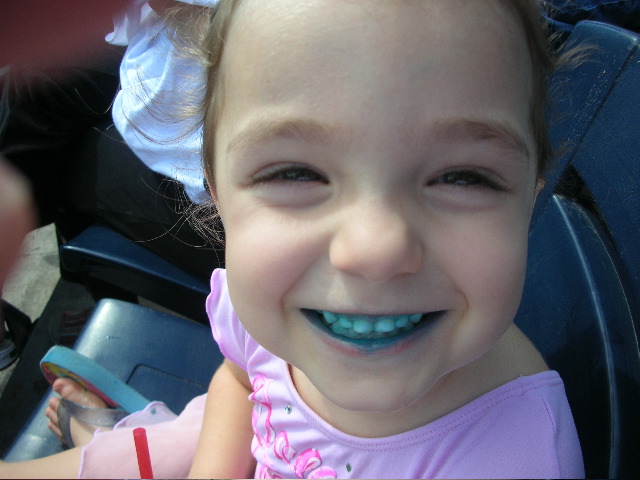 Someone just had a slushy.