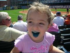 My tongue is blue!!!