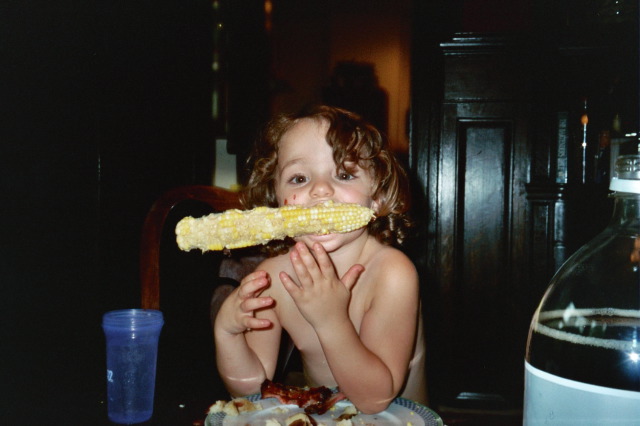 Yum, corn on the cob